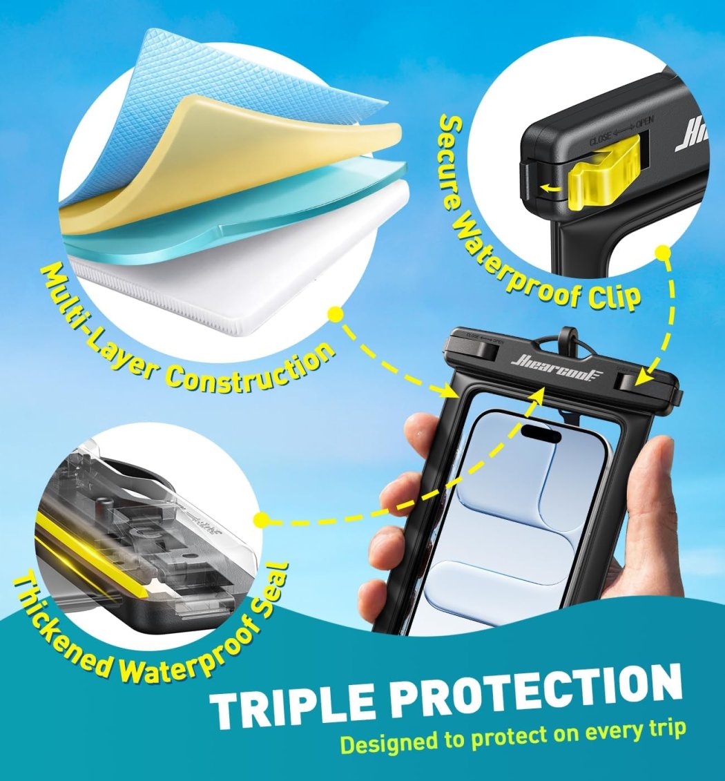 Waterproof phone pouch